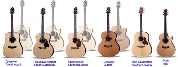 Чем отличаются гитары?